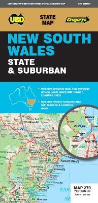 New South Wales State & Suburban Map 270 30th -  UBD Gregory's
