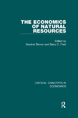 The Economics of Natural Resources