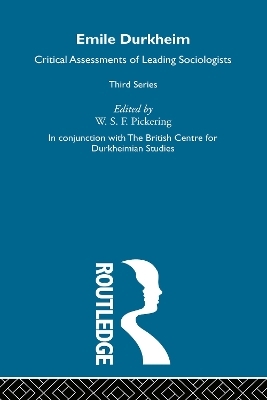 Emile Durkheim III - 