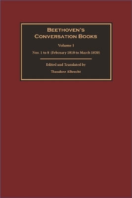 Beethoven's Conversation Books Volume 1