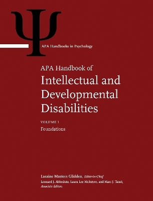 APA Handbook of Intellectual and Developmental Disabilities - 