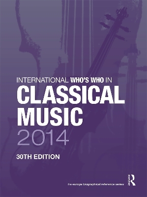 The International Who's Who in Classical/Popular Music Set 2014 - 