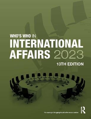 Who's Who in International Affairs 2023 - 
