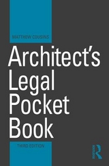 Architect's Legal Pocket Book - Cousins, Matthew