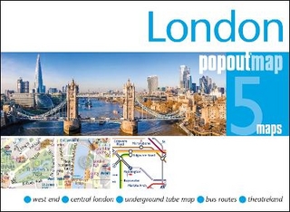 London PopOut Map - pocket size pop up map of London