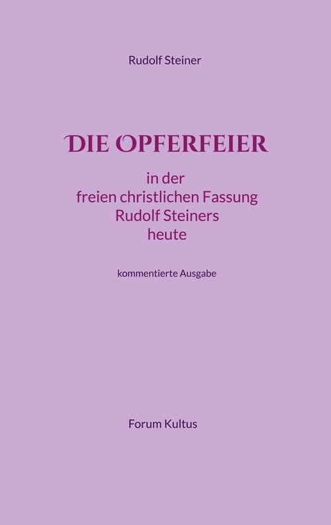 Die Opferfeier - 