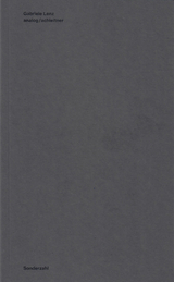 analog/achleitner - Gabriele Lenz, Friedrich Achleitner