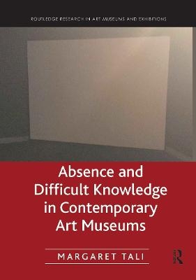 Absence and Difficult Knowledge in Contemporary Art Museums