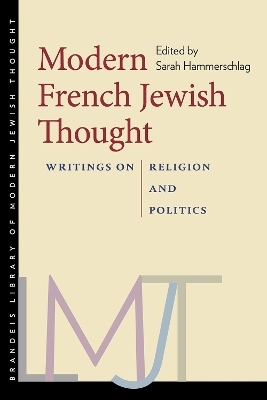 Modern French Jewish Thought - 