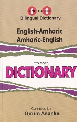 English-Amharic & Amharic-English One-to-One Dictionary (exam-suitable) - G Asanke