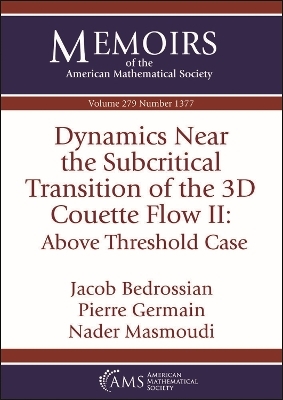 Dynamics Near the Subcritical Transition of the 3D Couette Flow II: Above Threshold Case