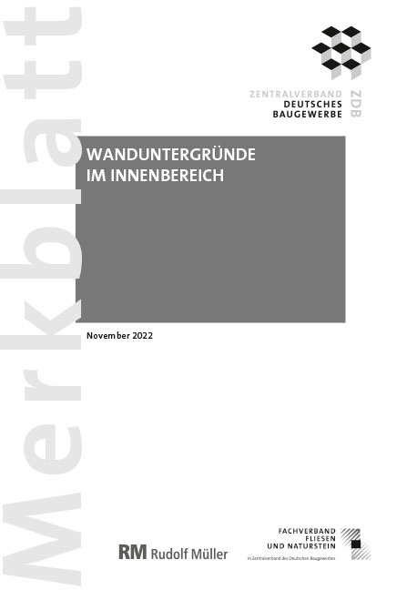 Merkblatt Wanduntergr&uuml;nde im Innenbereich 2022-11 - Rudolf Voos