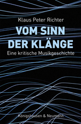 Vom Sinn der Kl&auml;nge - Klaus Peter Richter