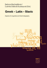 Greek &ndash; Latin &ndash; Slavic - 