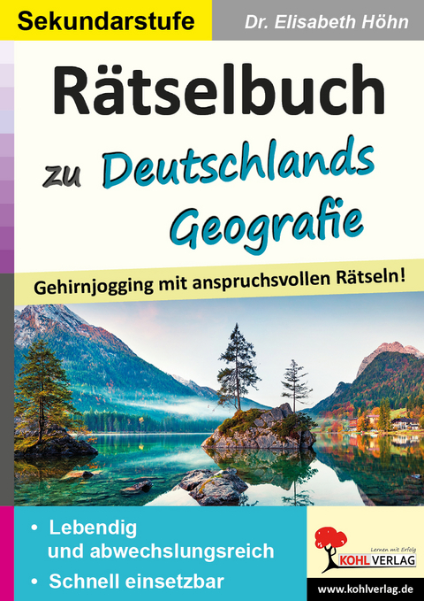 R&auml;tselbuch zu Deutschlands Geografie - Elisabeth H&ouml;hn