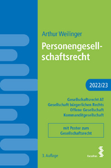 Personengesellschaftsrecht - Arthur Weilinger