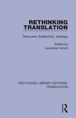 Rethinking Translation - 