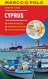 Cyprus Marco Polo Holiday Map - pocket size, easy fold, Cyprus map - Marco Polo