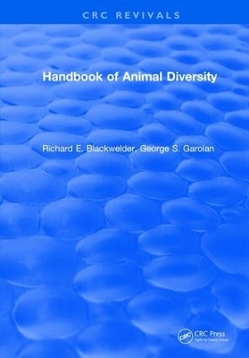 Handbook of Animal Diversity - Richard E. Blackwelder
