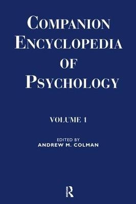 Companion Encyclopedia of Psychology - 