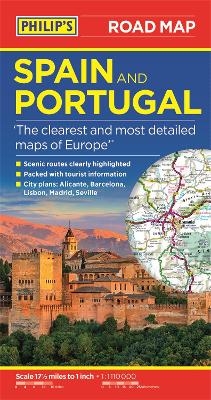 Philip's Spain and Portugal Road Map -  Philip's Maps