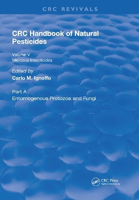 Handbook of Natural Pesticides - N. Bhushan Mandava