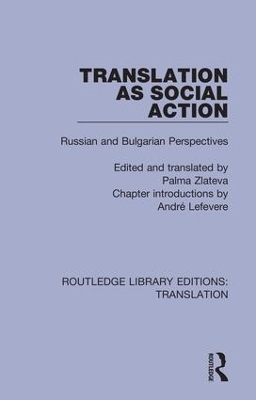 Translation as Social Action - 