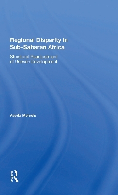 Regional Disparity In Sub-saharan Africa - Assefa Mehretu