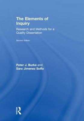 The Elements of Inquiry - Peter J. Burke, Sara Jimenez Soffa