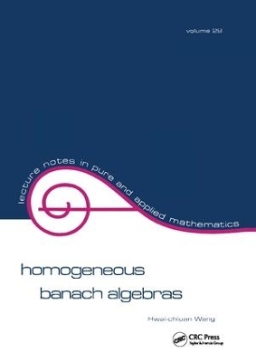 Homogeneous Banach Algebras - Hwai-chiuan Wang