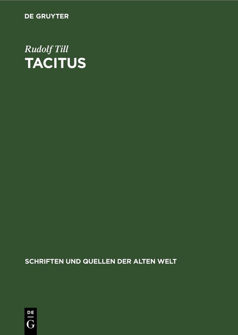 Tacitus - Rudolf Till