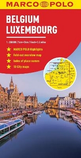 Belgium and Luxembourg Marco Polo Map - 