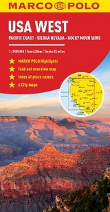 USA West Marco Polo Map - 