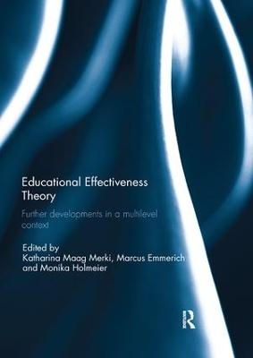 Educational Effectiveness Theory - 