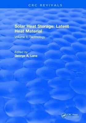 Solar Heat Storage - G.A. Lane