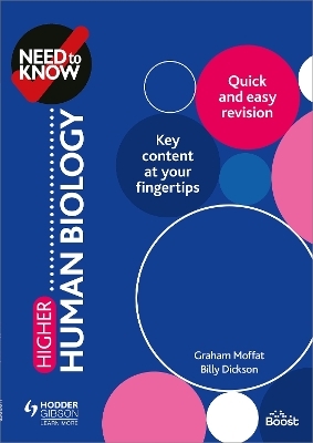 Need to Know: Higher Human Biology - Graham Moffat, Billy Dickson