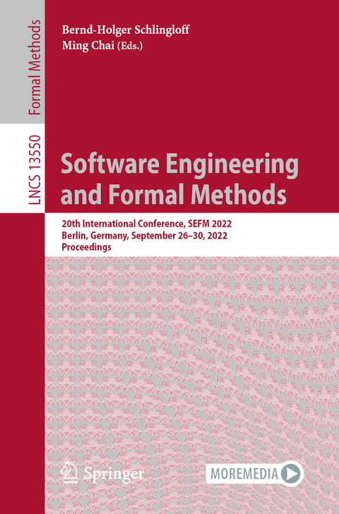Software Engineering and Formal Methods - 