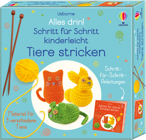 Alles drin! Schritt f&uuml;r Schritt kinderleicht Tiere stricken - Sarah Hull