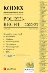 KODEX Polizeirecht 2022/23 - inkl. App - 