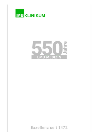550 Jahre LMU Medizin