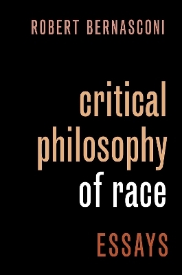 Critical Philosophy of Race