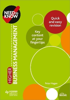 Need to Know: Higher Business Management - Peter Hagan