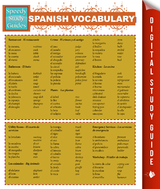 Spanish Vocabulary (Speedy Study Guides) - Speedy Publishing