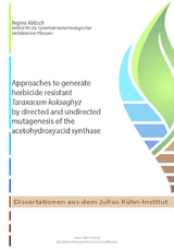 Approaches to generate herbicide resistant Taraxacum koksaghyz by directed and undirected mutagenesis of the acetohydroxyacid synthase - Regina K&ouml;lzsch