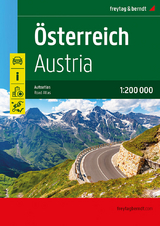 Österreich, Autoatlas 1:200.000, freytag & berndt - 