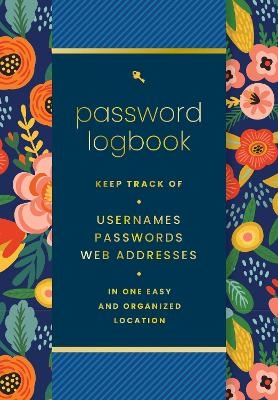 Password  Logbook (Hip Floral)