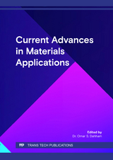 Current Advances in Materials Applications - 