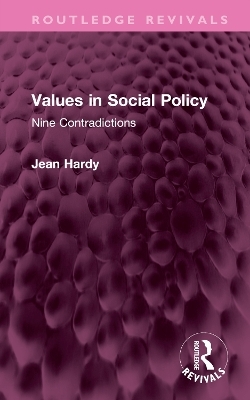 Values in Social Policy - Jean Hardy