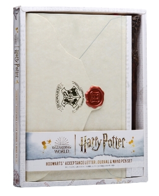 Harry Potter: Hogwarts Acceptance Letter Journal and Wand Pen Set -  Insight Editions