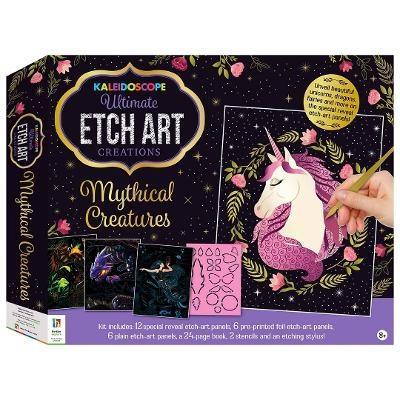 Kaleidoscope Ultimate Etch Art Kit Mythical Creatures - Hinkler Pty Ltd